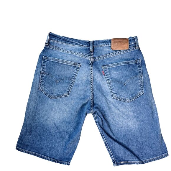 Levi’s 505 (with The Big E) Men’s blue denim shorts Size 32, Used CW-0120 - Picture 13 of 14